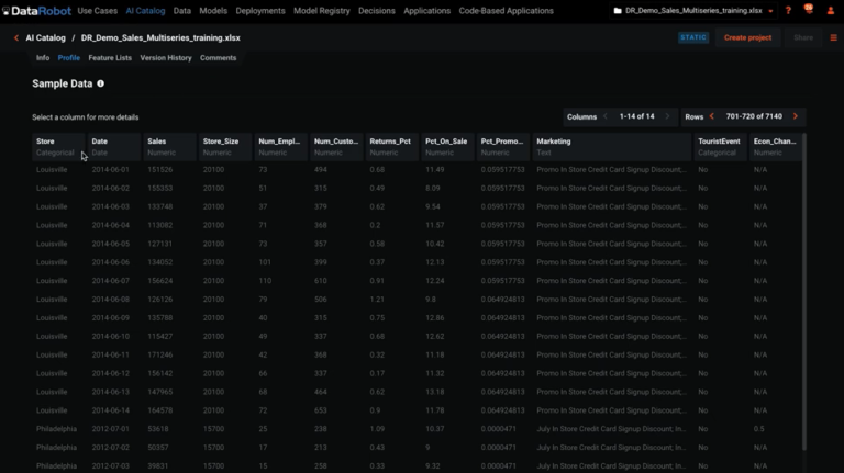 Préparez vos données pour la prévision de séries chronologiques - Simseo AI Platform