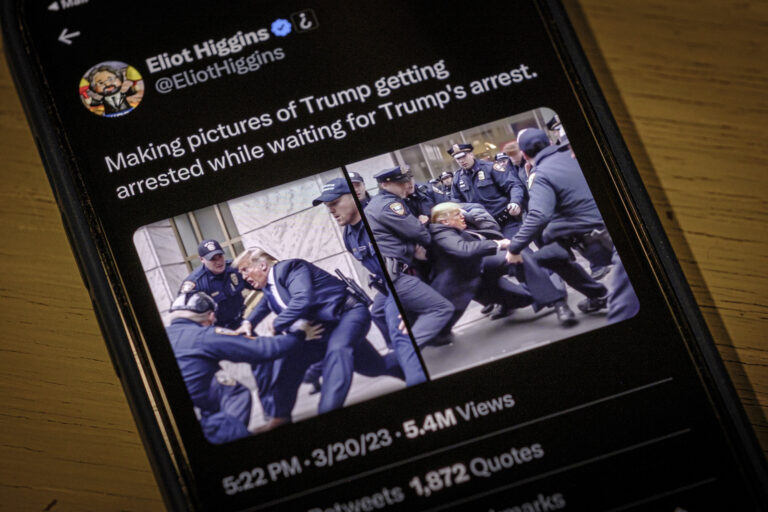  Trump arrêté ?  Poutine emprisonné ?  De fausses images d'IA diffusées en ligne
