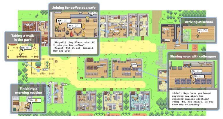 Des informaticiens créent des interactions humaines "crédibles" dans le monde de l'IA de Smallville
