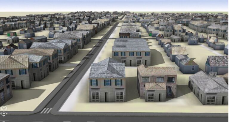 Transformer d'anciennes cartes en modèles numériques 3D de quartiers perdus
