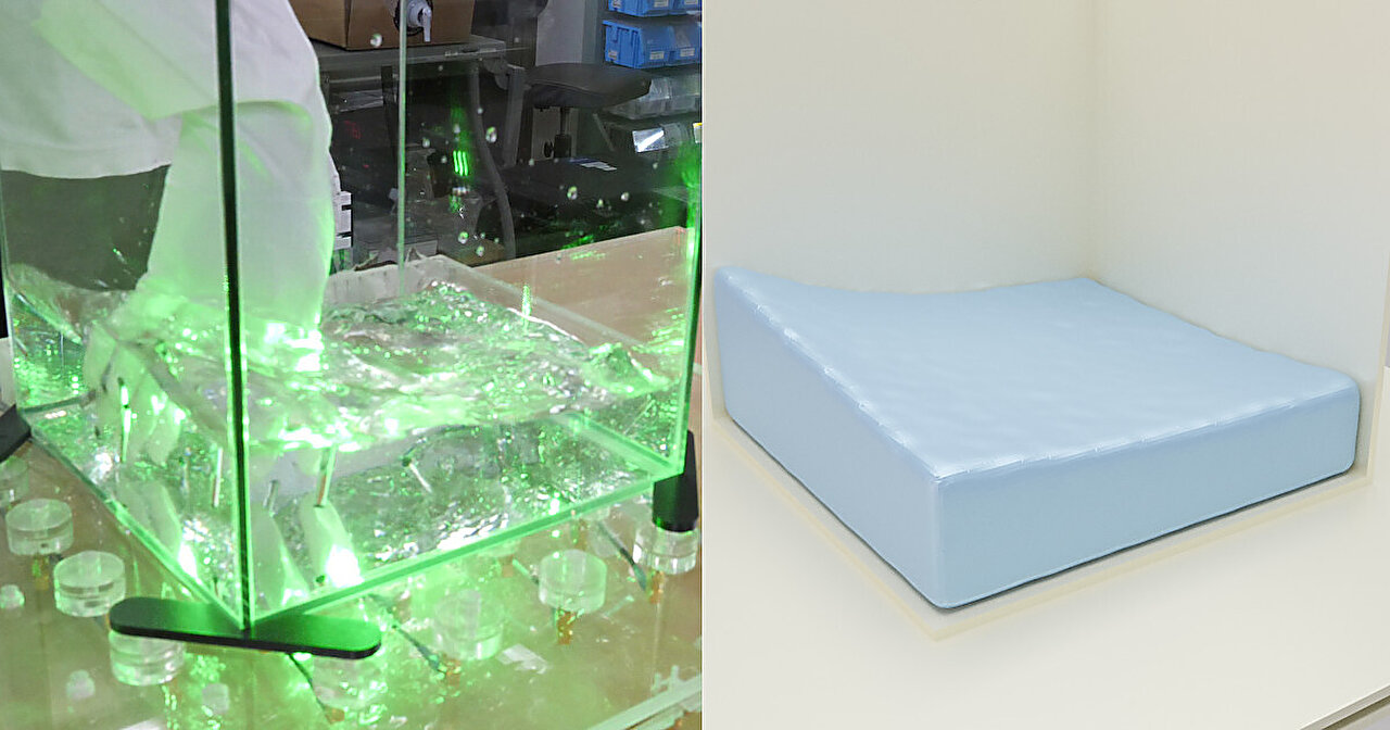 Recréer le flux d'eau pour la réalité virtuelle