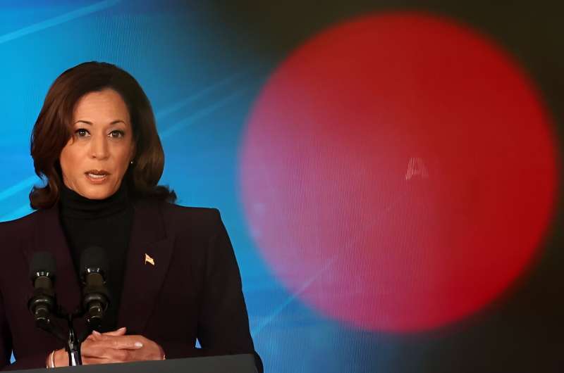 La vice-présidente américaine Kamala Harris a encouragé la collaboration à mesure que l’IA se développe. La vice-présidente américaine Kamala Harris a appelé à la collaboration à mesure que l'IA se développe