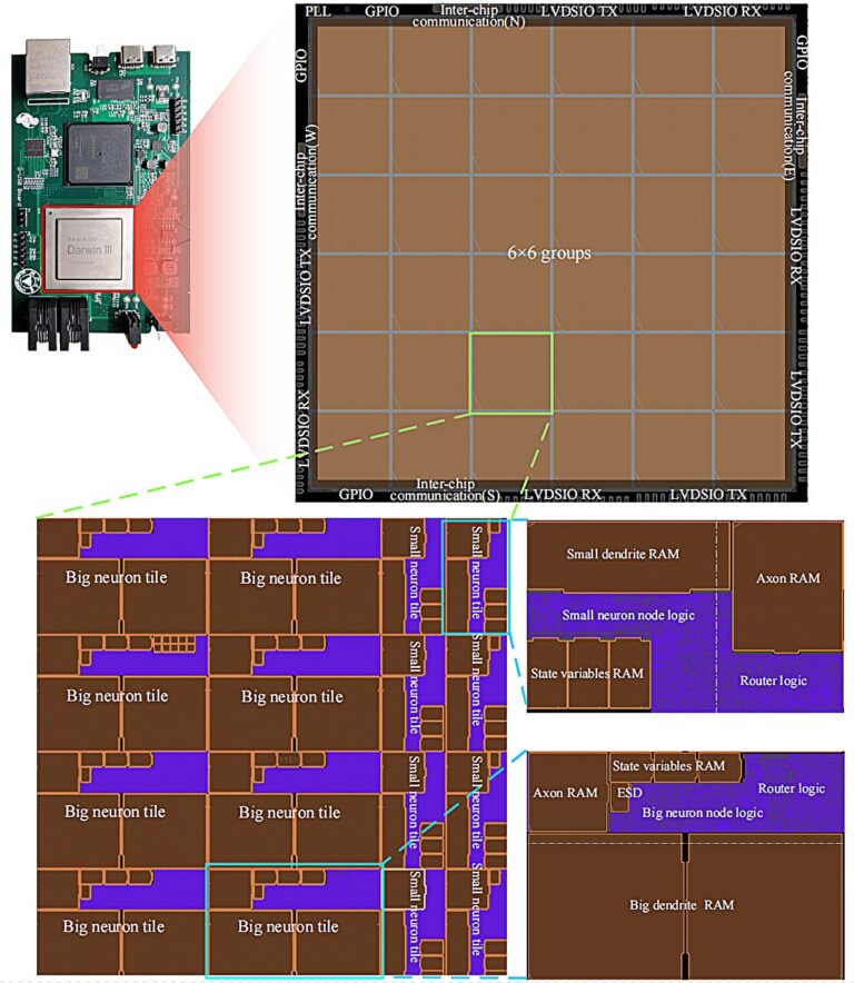 Des chercheurs développent une puce neuromorphique à grande échelle dotée d'une nouvelle architecture de jeu d'instructions et d'un apprentissage sur puce

