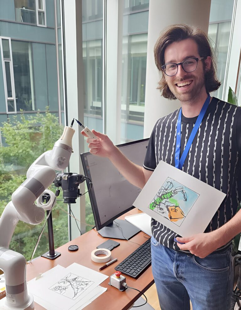 La recherche rassemble les humains, les robots et l’IA générative pour créer de l’art
