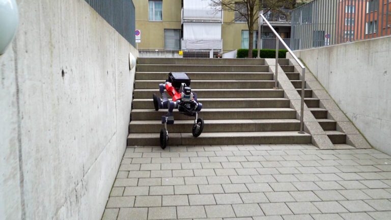Des chercheurs créent un robot à roues et jambes naviguant de manière autonome
