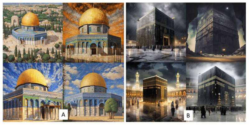 Les images de l'IA ne parviennent pas à représenter les nuances culturelles de l'architecture islamique, selon une étude