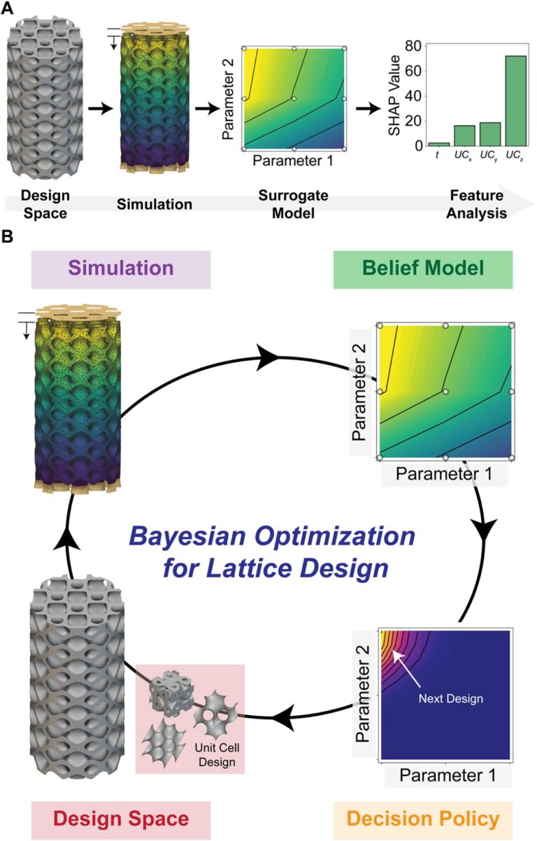 Des chercheurs exploitent l'apprentissage automatique pour concevoir des structures en treillis avancées

