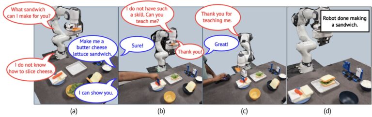 Une approche informatique pourrait enseigner en continu de nouvelles compétences aux robots via le dialogue
