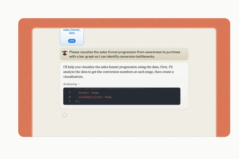 Claude peut désormais écrire et exécuter du code
