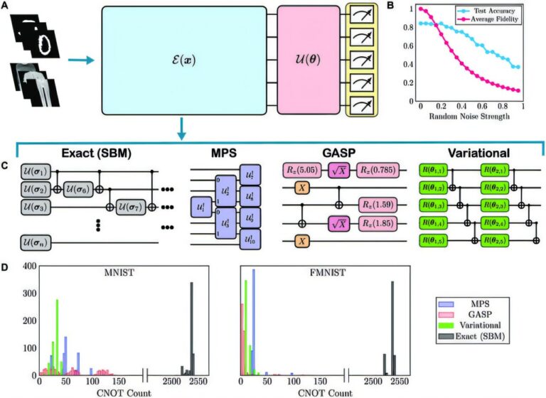 Les méthodes de codage quantique pourraient réduire considérablement la complexité des circuits d'apprentissage automatique
