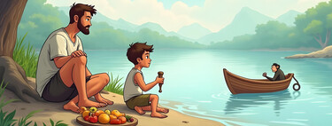 Google a déjà une IA cette "raison". Et il y a un père, un fils, un singe et une nourriture qui le montre  