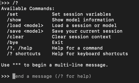 Commandes