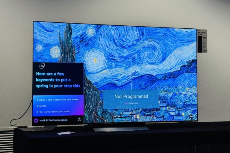 Ajuster le téléviseur pour obtenir la meilleure qualité d'image était une épreuve. LG veut le réparer avec cette fonction par le
