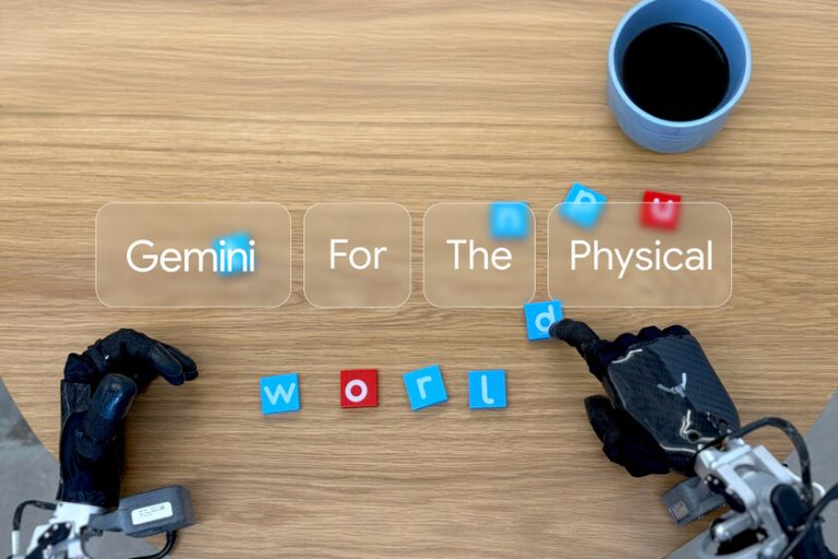 Gemini Robotics est son plan pour que les robots agissent dans le monde réel
