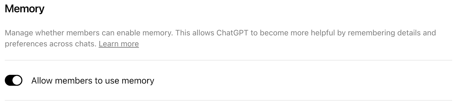 Mémoire de chatpt
