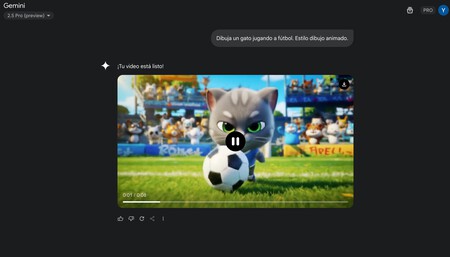 Vidéo créée