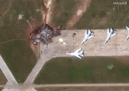 Un autre TU-22M3 détruit à Belaya