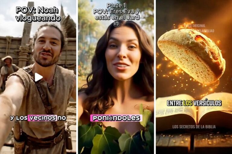 Nous avons enfin des vidéos de Noah construisant son arche, Jésus-Christ multipliant les poissons et la veille tentés. Merci à l'IA, bien sûr
