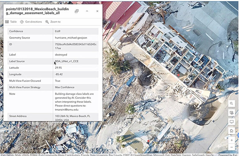 L'outil AI transforme les images de drones en cartes de zone de catastrophe instantanée pour les répondeurs
