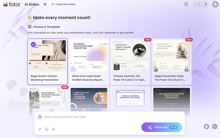 Choisissez de créer