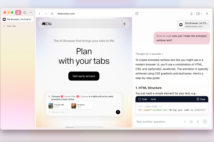 rivaliser pour le navigateur avec l'IA pour travailler final