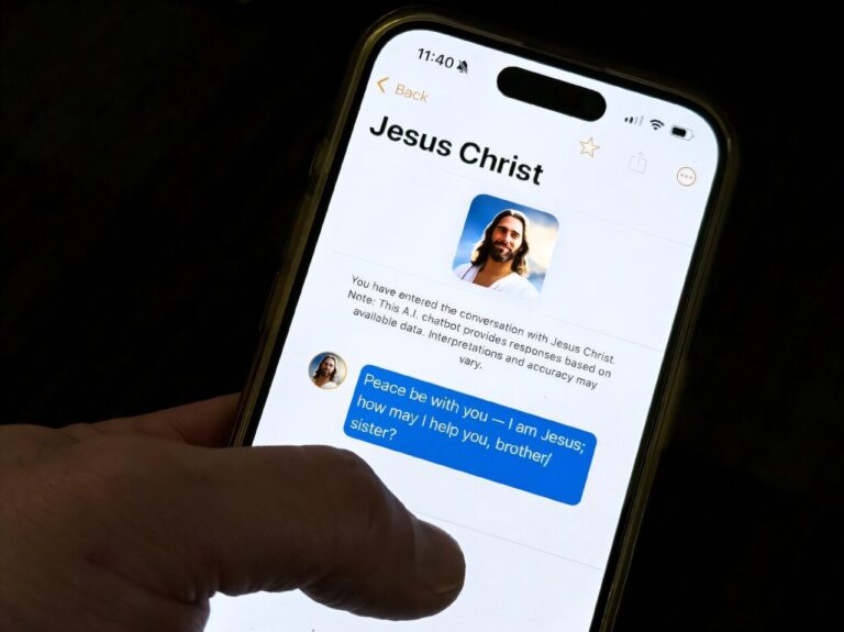 Jésus virtuel? Les gens de foi divisés en IA entrent la religion
