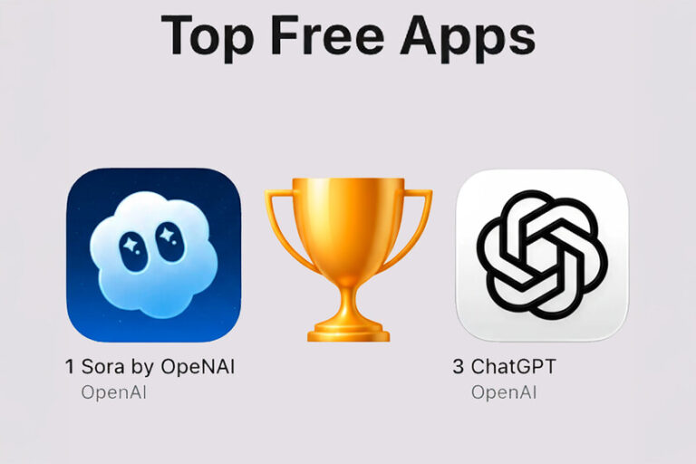 Openai domine non seulement en IA. Maintenant, l'App Store aux États-Unis avec Sora et Chatgpt est également "manger"
