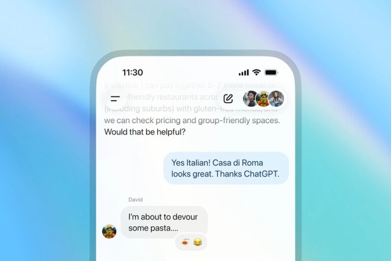 Jusqu'à présent, dans ChatGPT, nous discutions uniquement avec une IA. Maintenant, ça commence à ressembler davantage à WhatsApp
