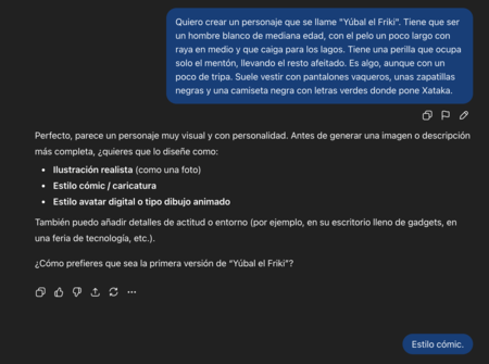 Définir le personnage