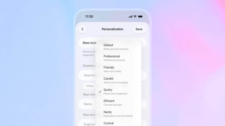 GPT-5.1 : ChatGPT plus intelligent, empathique et personnalisable
