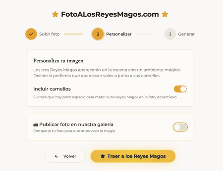 Choisissez les options