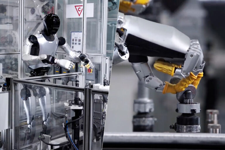 a testé son robot humanoïde dans une vraie usine (et il y a une vidéo)
