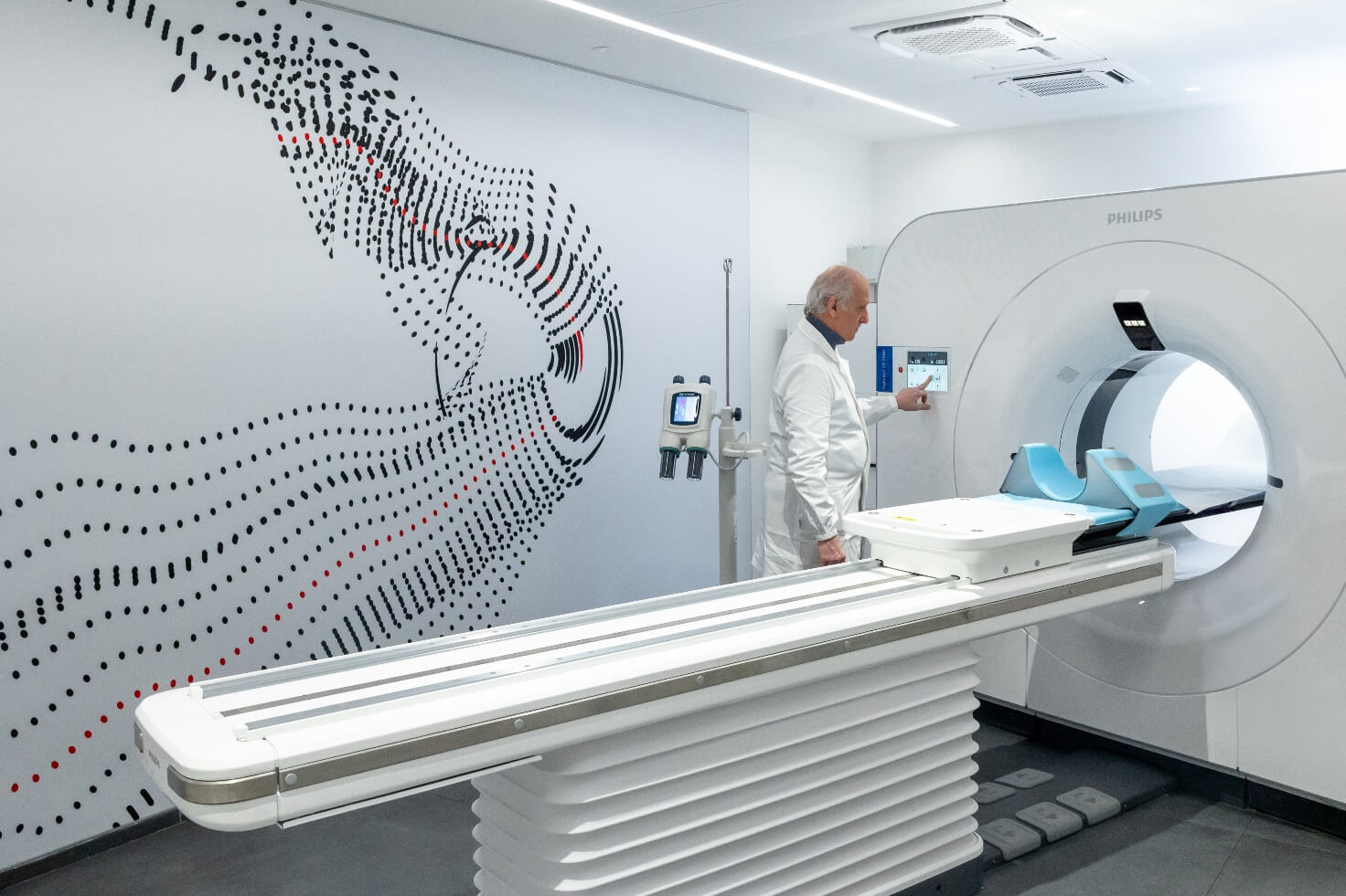 L'image contenant un mur, un équipement médical, un intérieur et le contenu généré par l'IA médicale peut être incorrecte.