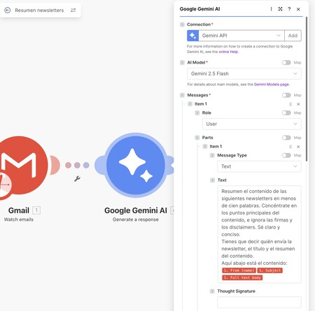 Configuration Gémeaux