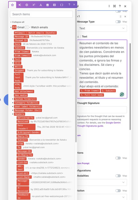 Paramètres Gémeaux