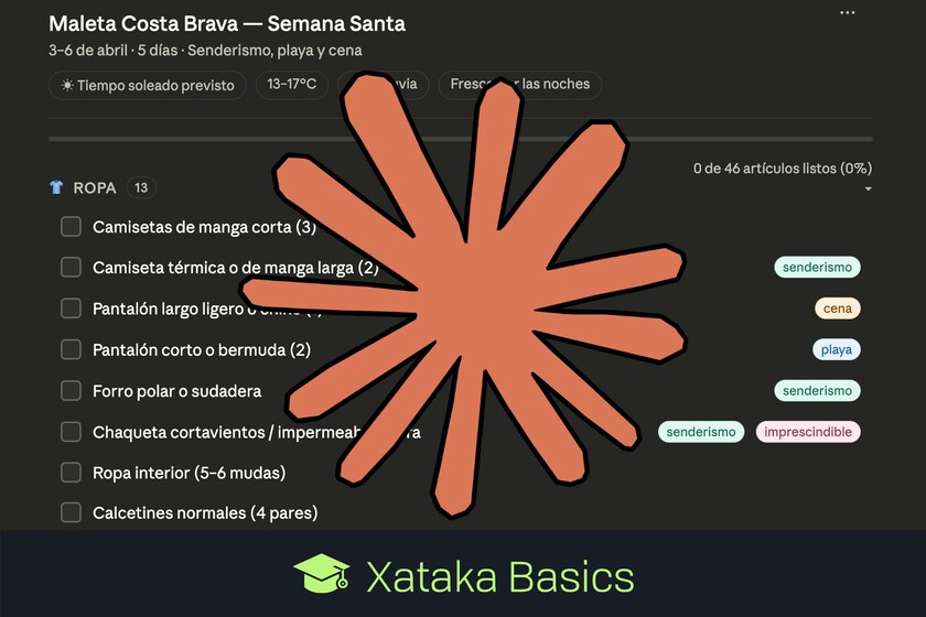 comment créer une liste interactive pour ne pas oublier les choses à emporter
