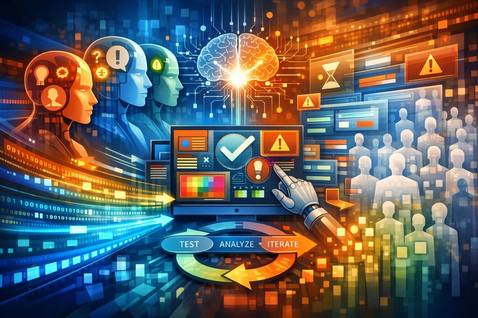 Synthetic user testing