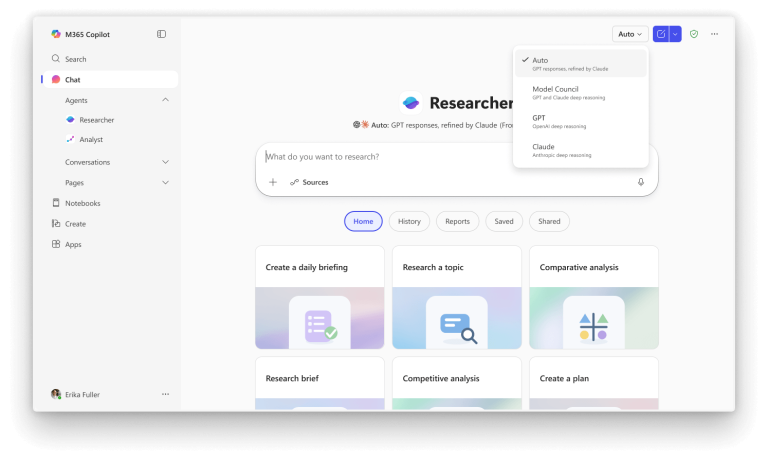 Copilot Cowork e Researcher: Microsoft punta al “control plane” dell’impresa