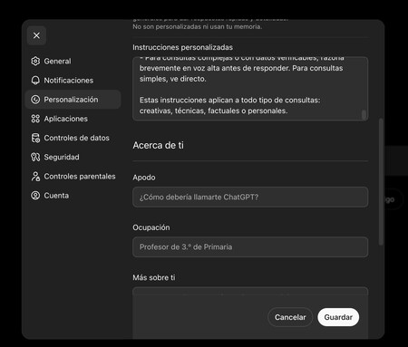 Personnaliser Chatgpt