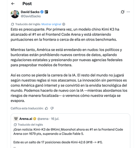 Tweet de Davidsacks