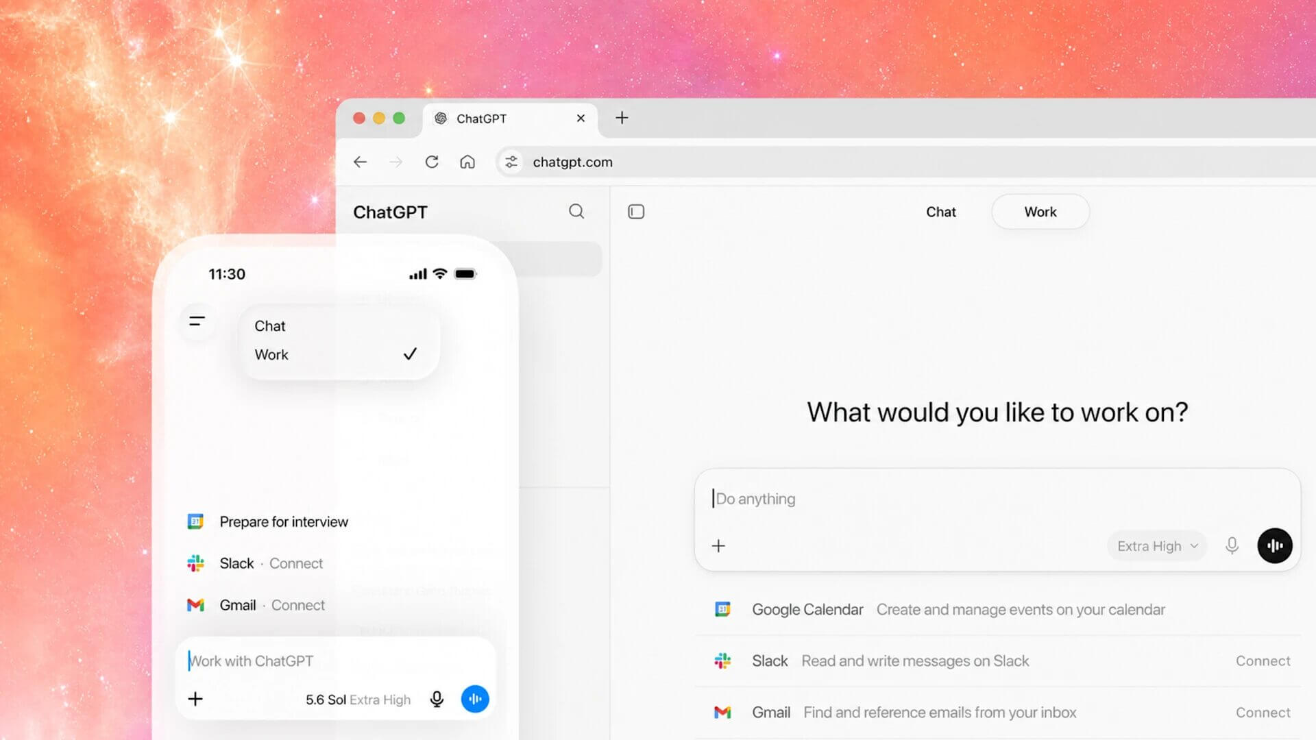 OpenAI lancia ChatGPT Work per le piccole imprese