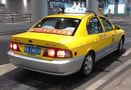Taxi jaune de Guangzhou