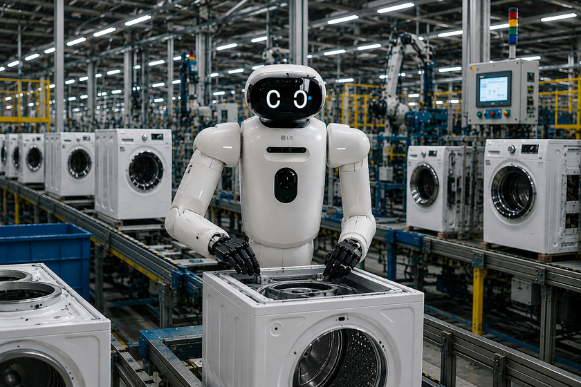 LG et Nvidia parviennent à un accord pour fabriquer des robots humanoïdes. Ils commencent par ceux à roulettes dans une usine de machines à laver