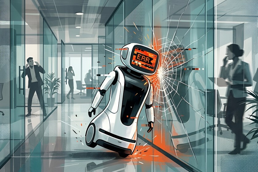 Les robots ne savent pas toujours qu'il existe un mur de verre et c'est un problème